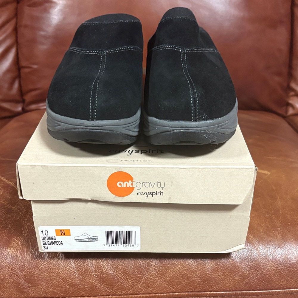 Easy Spirit Black Slip-On Loafers